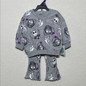 Disney Gray & Purple The Nightmare Before Christmas Baby Girl 12 Months Set